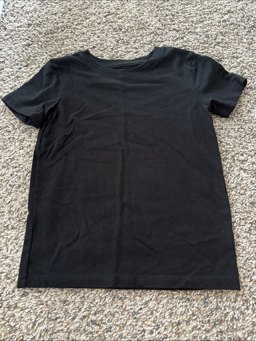 Cat & Jack Black Short Sleeve Kids Tee
